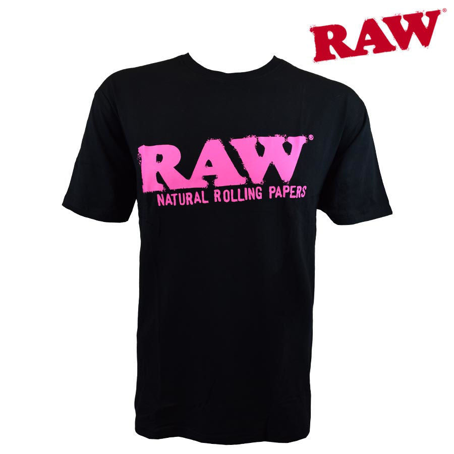 RAW Stash Pocket T-Shirt - Pink Logo - ON SALE!