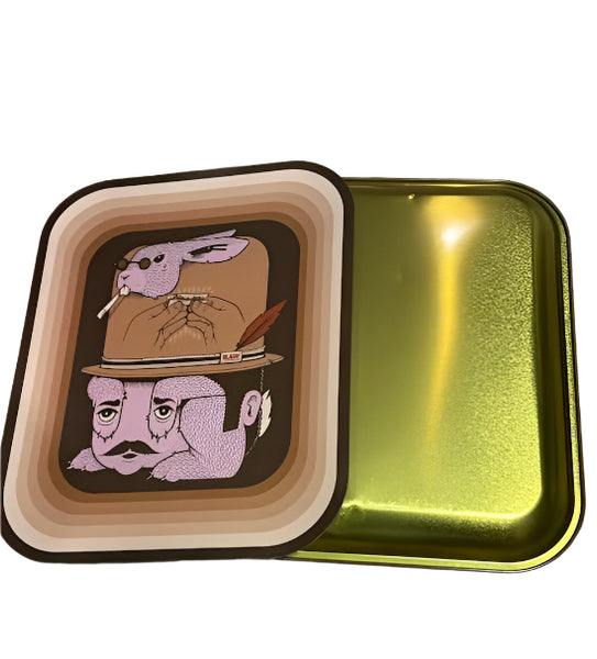 RAW Artist Series Rolling Tray & Cover (Jeremy Fish Edition)