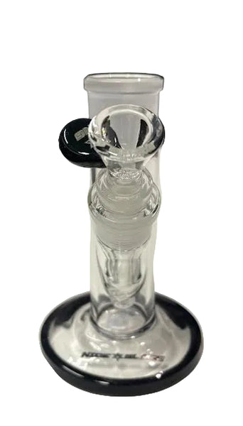NICE GLASS 6" Build-A-Bong Base (Straight Shooter)