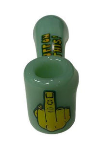 REDEYE 5.5" Hand Pipe With Funny Saying (4 Styles)