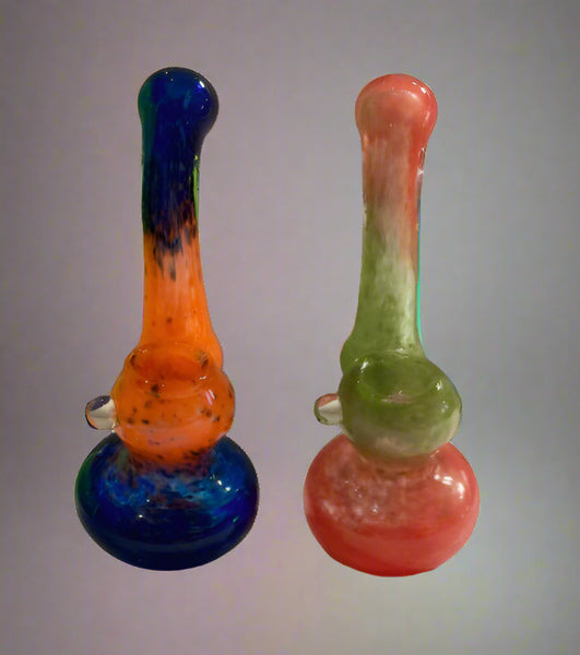 6” Two-Color Glass Bubbler