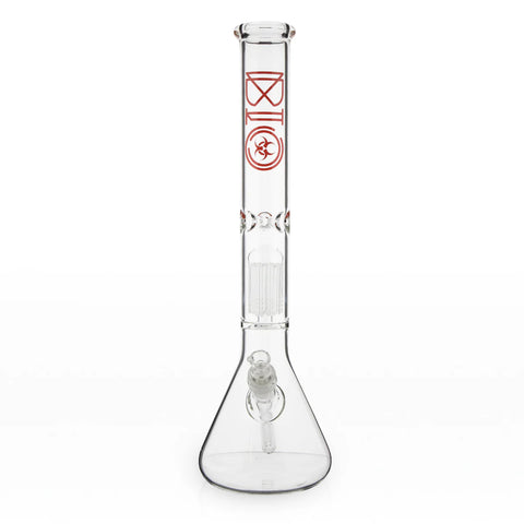 BIO 10-Arm Tree Beaker Bong WIDE BASE (17")