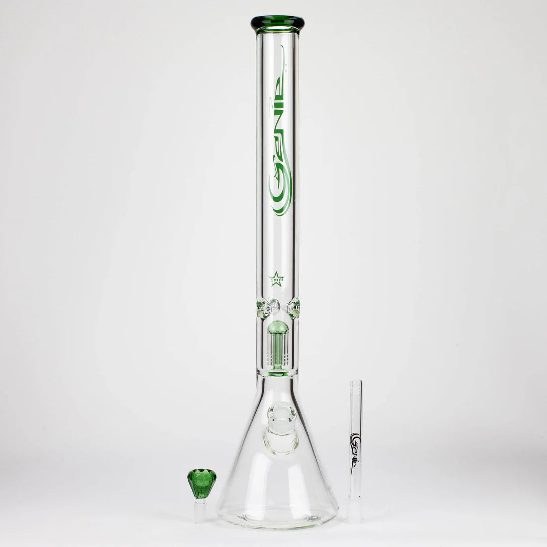 GENIE  24" 9mm Jellyfish Perc Glass Bong