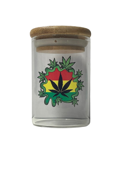 Glass Storage Jar With Bamboo Lid