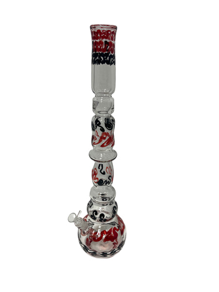 REDEYETEK GLASS 23" Train Wreck Beaker Bong