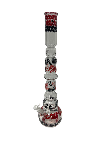 RED EYE GLASS 23" Train Wreck Beaker Bong