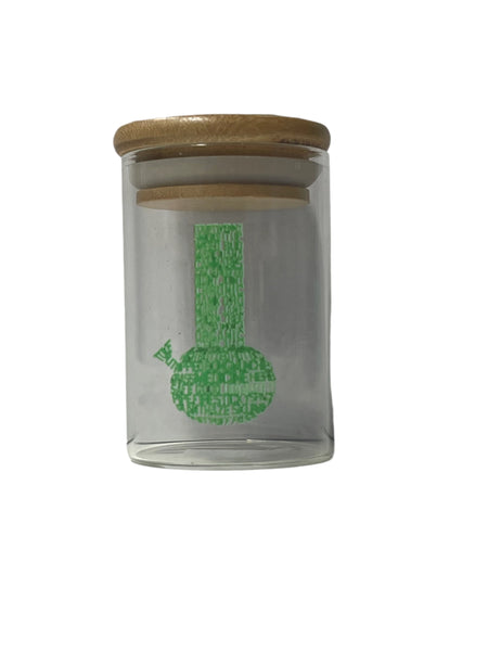 Glass Storage Jar With Bamboo Lid