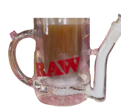 RAW Wake Up & Bake Up Mug (Double Walled Perc-A-Bake)