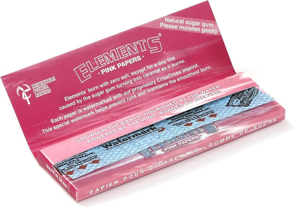 ELEMENTS Pink Papers (1 1/4 Size)