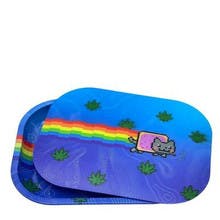 NYAN CAT Small Rolling Tray W/Magnetic Cover Combo