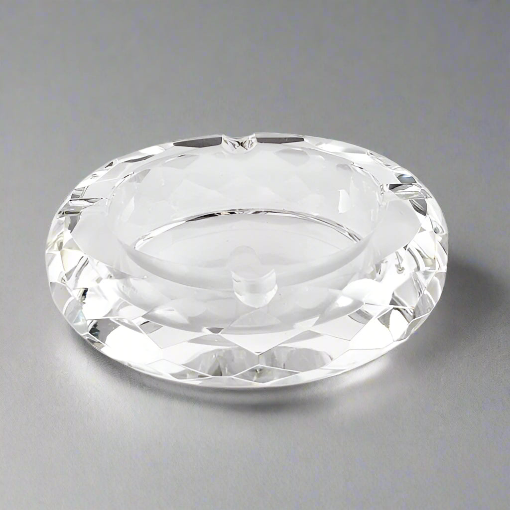 Glass Crystal Ashtray's
