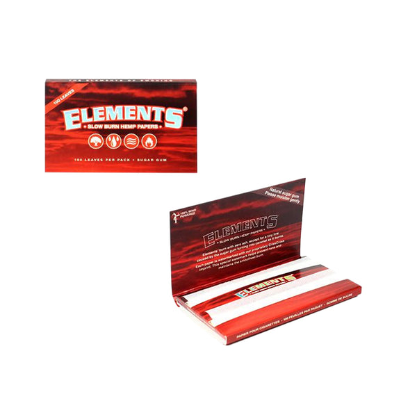 ELEMENTS Slow Burn Hemp Papers SW - Double Pack (SINGLE WIDE)