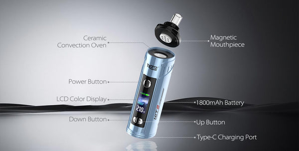 YOCAN Hit 2 | Dry Herb Vaporizer (Black)