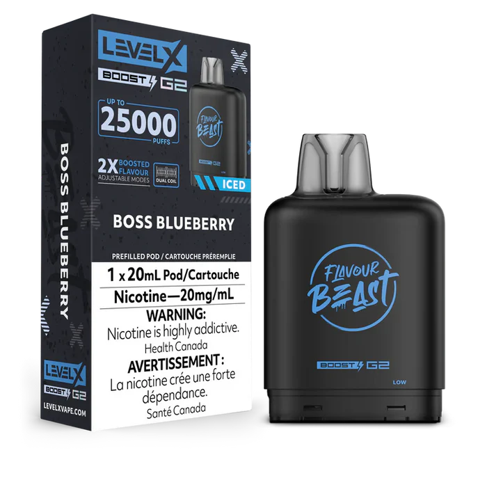 FLAVOUR BEAST - Level X Boost G2 Pods (25K Puffs)