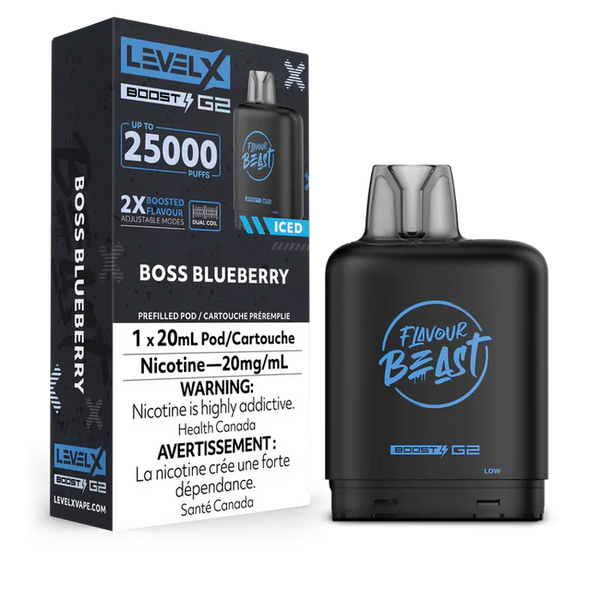 FLAVOUR BEAST - Level X Boost G2 Pods (25K Puffs)