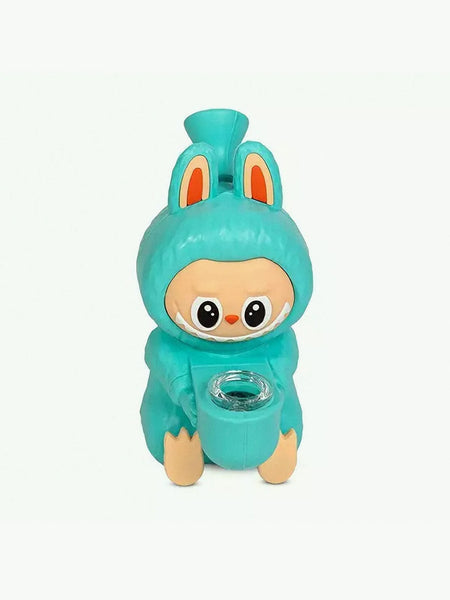 Silicone Labubu Bong 3-Piece Design with Glass Bowl
