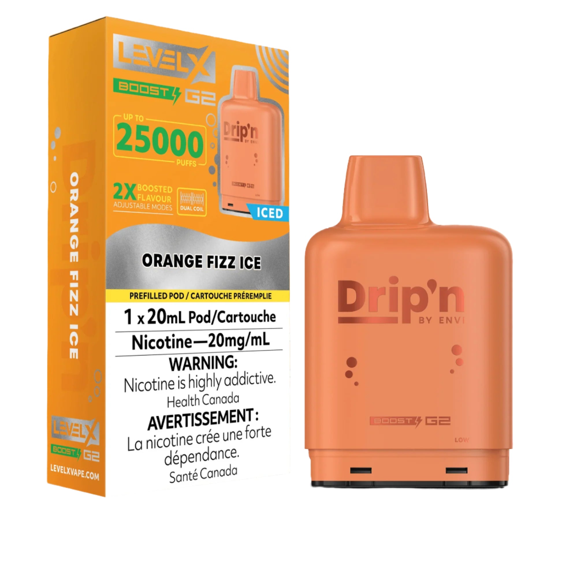 DRIP'N - Level X Boost G2 Pods (25K Puffs)
