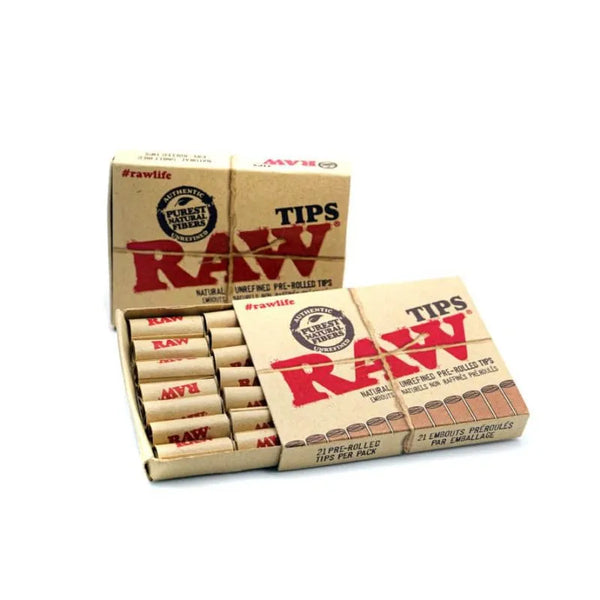 RAW Pre-Rolled Tips 21-Pack