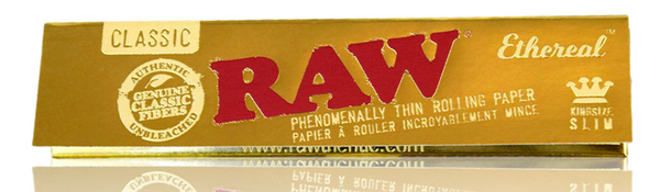 RAW Classic Ethereal Phenomenally Thin Rolling Papers (1 1/4 & King Size Slim)