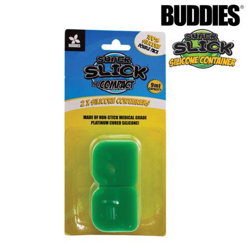 BUDDIES Super Slipp The Compact Silicone Dab Containers 2-Pack