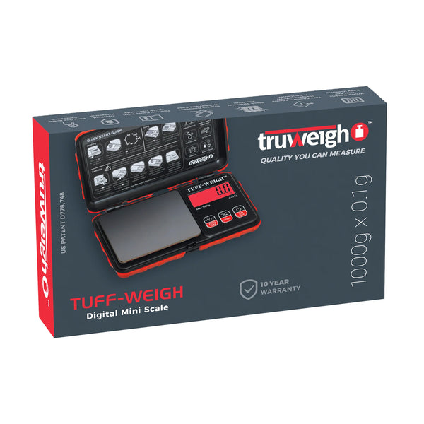 TRUWEIGH Tuff-Weigh Digital Mini Scale (1000g x 0.1g)