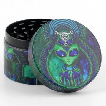 4-Piece Alien Design Grinder