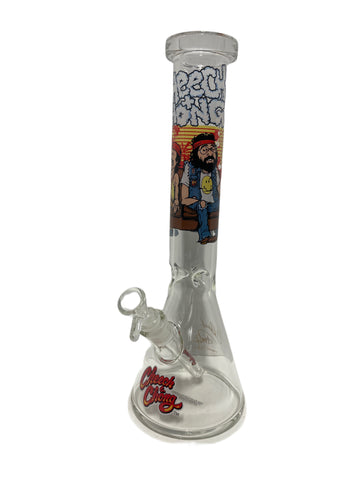 CHEECH & CHONG 15" "Couched" Beaker Bong