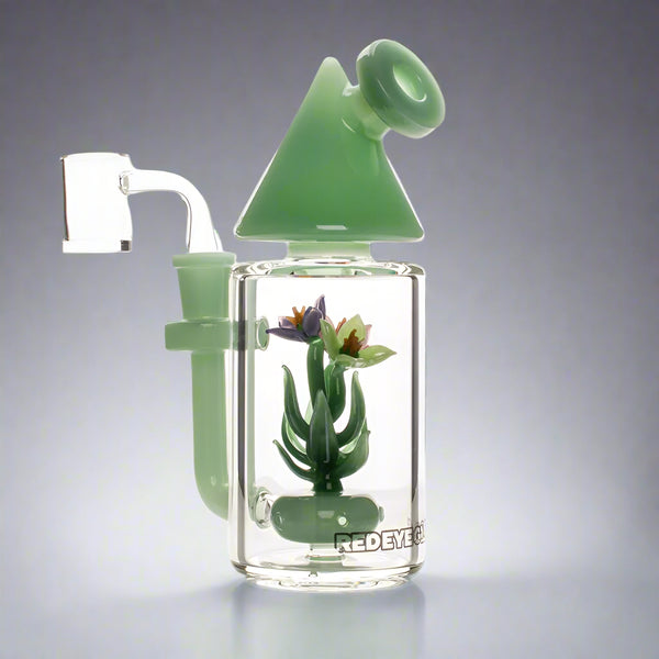 RED EYE  GLASS 7" Tall Terrarium Concentrate Rig W Perc