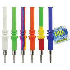 PULSAR RIP Series Silicone Dab Straws (Assorted Colours)