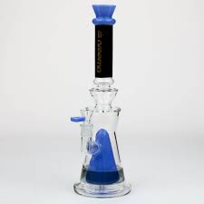 PREEMO 13.5" Solid Cone Perc Bong - Jade Blue