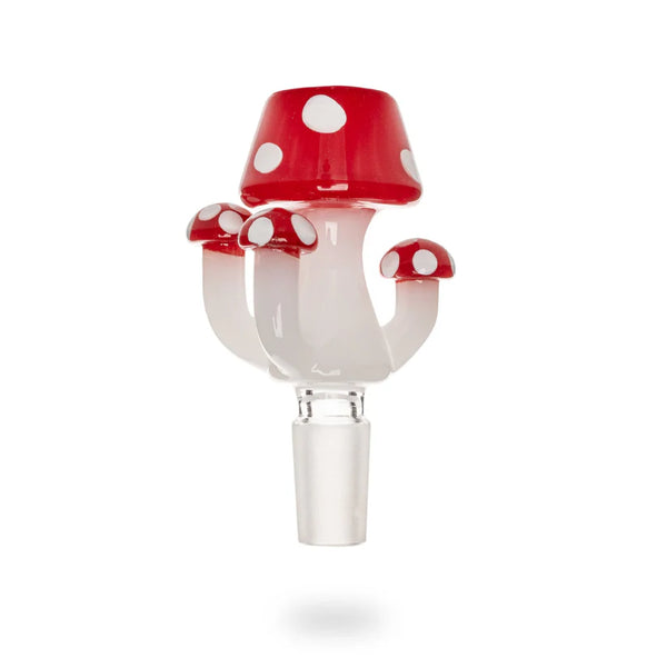 RED EYE GLASS Amanita 14mm Male Pull-out Bowl