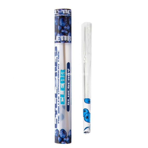 CYCLONE Pre Rolled Transparent Cone Blueberry