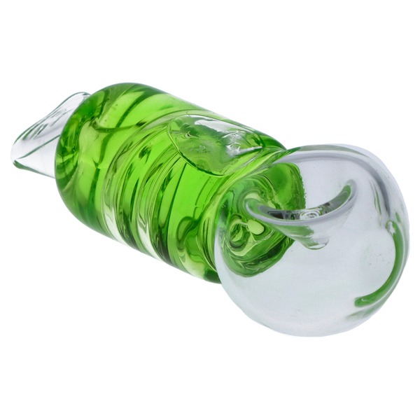 4" Freezable Glass Glycerin Coil Hand Pipe