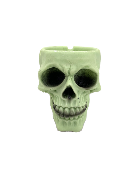 Glow in The Dark Skull Polyresin Ashtray