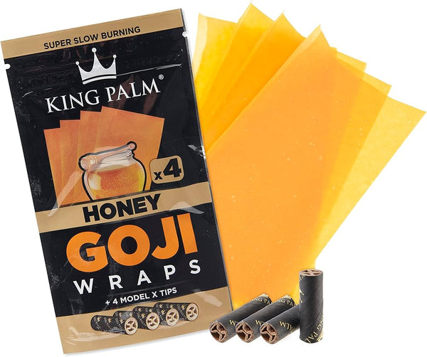 KINGPALM Goji 4 Pack Wraps (Multiple Flavours)