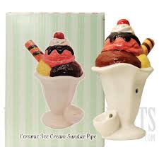 Ceramic Ice Cream Sundae Pipe