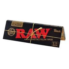 RAW Classic/Organic/Black (1 1/4 Size)