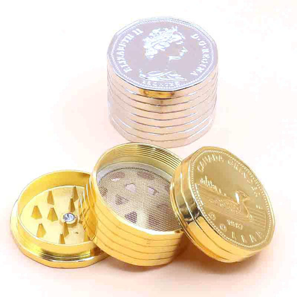 3-Piece Canadian Dollar Grinder