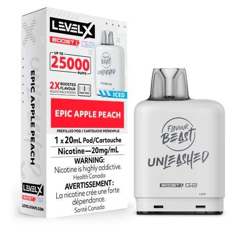 FLAVOUR BEAST Unleashed - Level X Boost G2 Pods (25K Puffs)