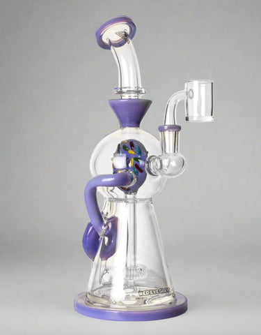 REDEYE GLASS 12" Donut Recycler Dab Rig