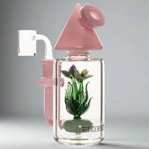 RED EYE  GLASS 7" Tall Terrarium Concentrate Rig W Perc
