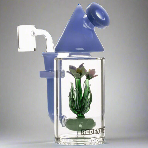 RED EYE  GLASS 7" Tall Terrarium Concentrate Rig W Perc