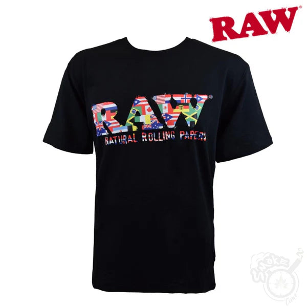 RAW Stash Pocket T-Shirt - Flag Logo - ON SALE!