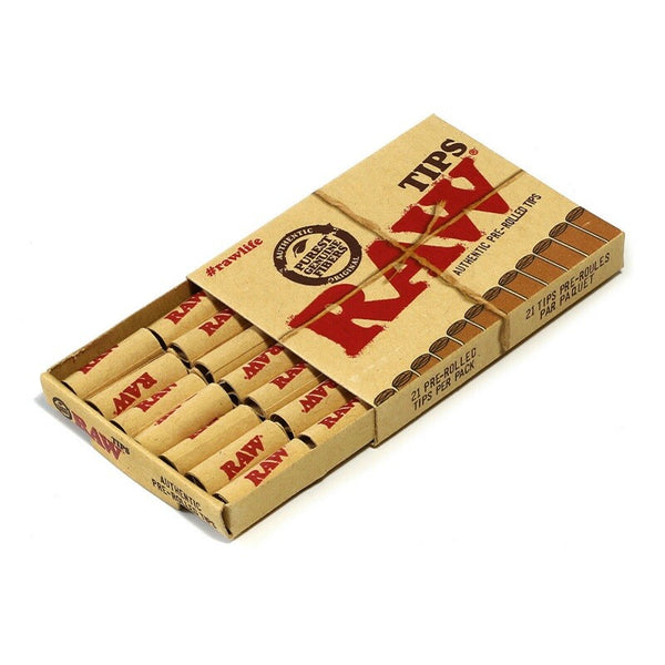 RAW Pre-Rolled Tips 21-Pack