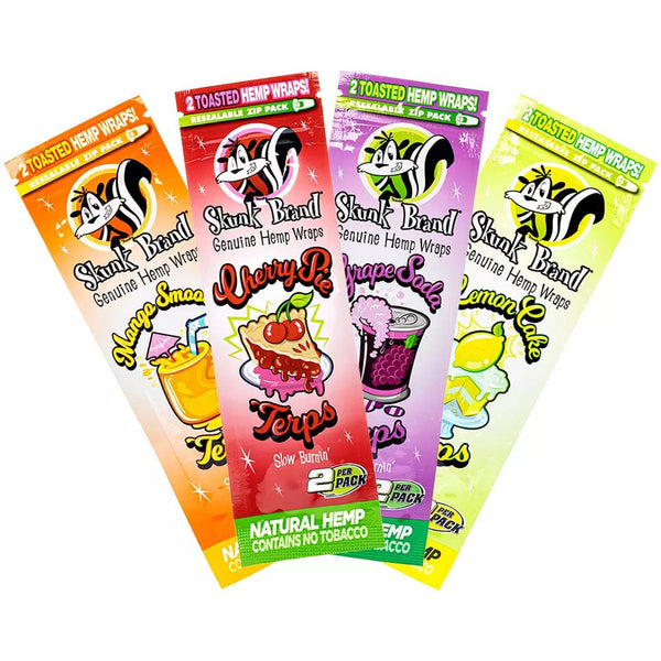 SKUNK BRAND Flavoured Natural Hemp Wraps