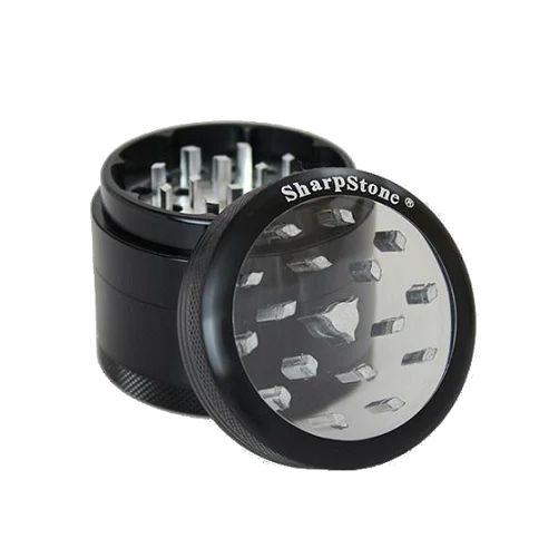 SHARPSTONE Glass Top 2.5" Grinder (4 Piece)