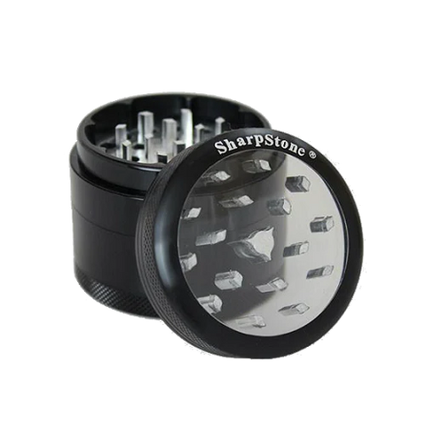 SHARPSTONE Glass Top Grinder (4 Piece)