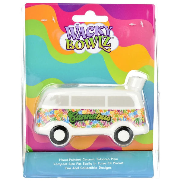 WACKY BOWLZ Cannabus Ceramic Hand Pipe