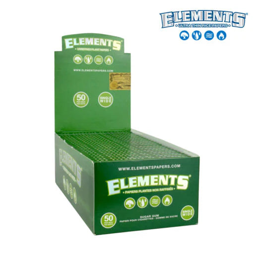 ELEMENTS Unrefined Plant Papers (SINGLE WIDE)