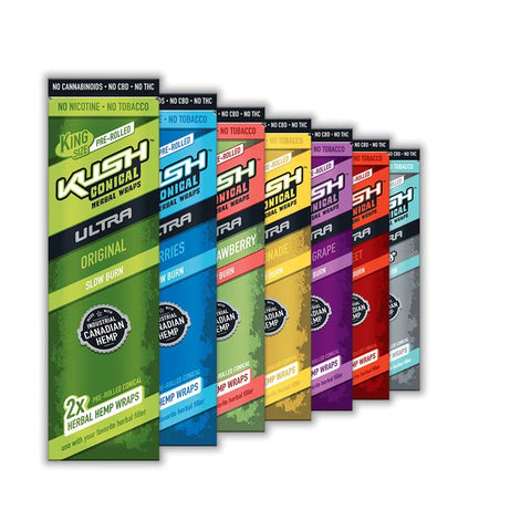 KUSH CONICAL Herbal Wraps 2-Pack